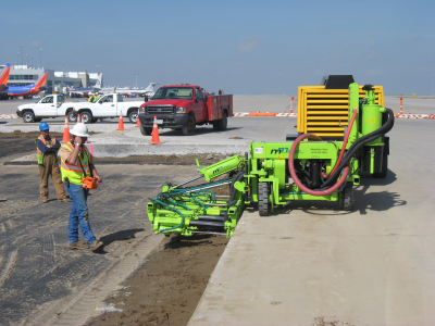 Airport Construction Minnich Manufacturing Concrete Drill